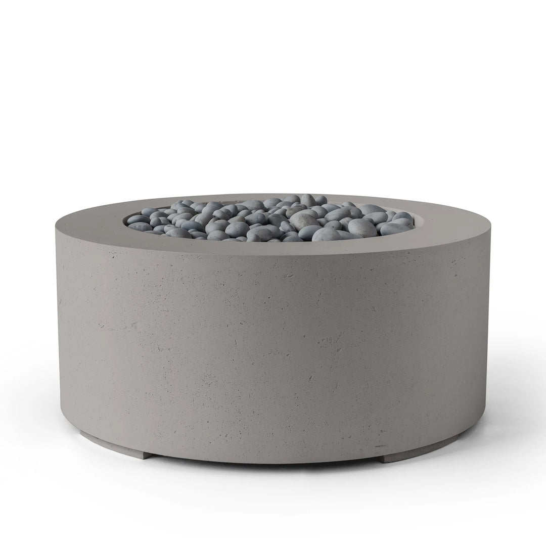 DEKKO Belmont 36 inch round concrete fire pit table