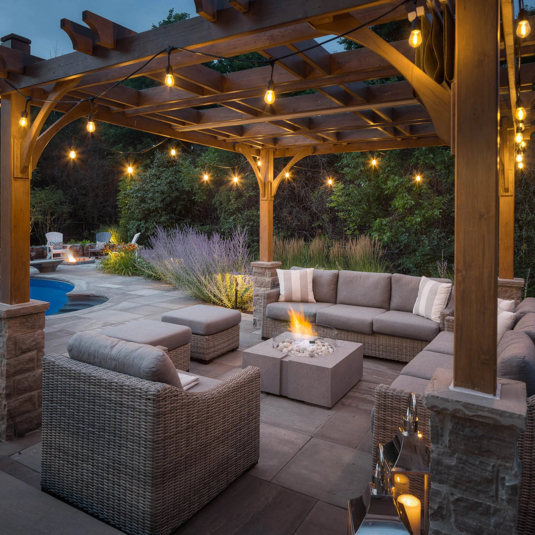 Bravo Concrete Fire Bowl - Outdoor Fire and Patio