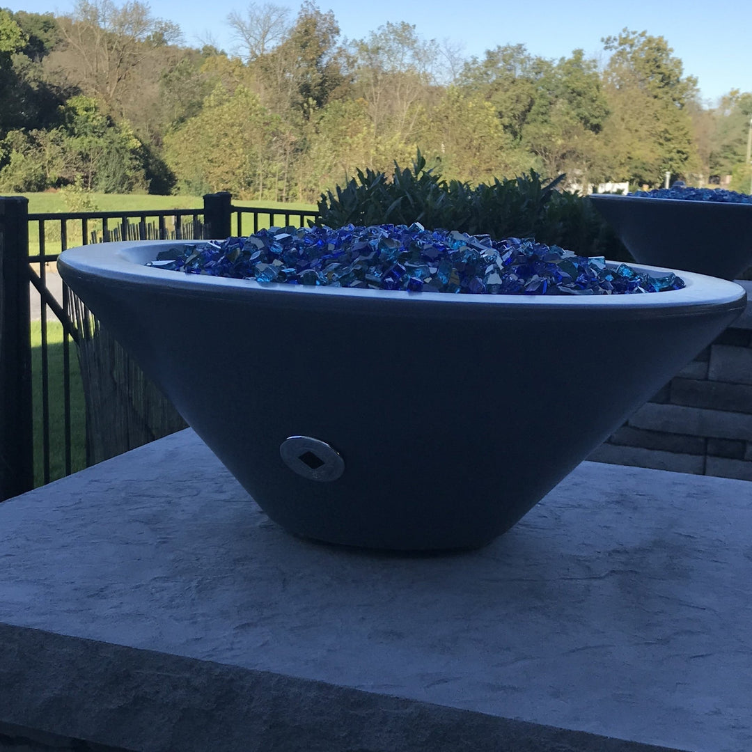 Cazo Concrete Fire Bowl - Outdoor Fire and Patio