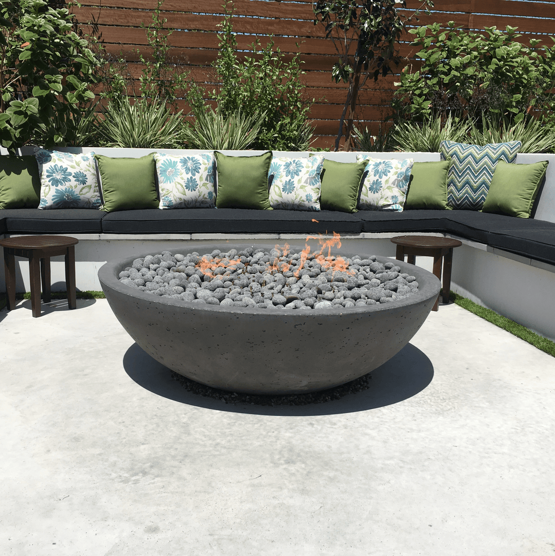 Classic Concrete Fire Bowl Round - Outdoor Fire and Patio
