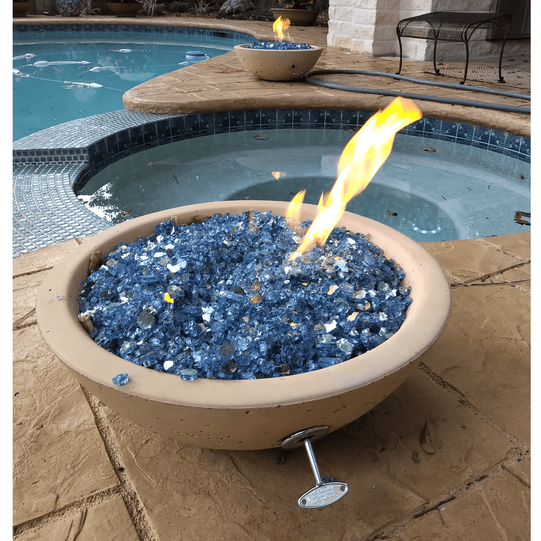 Classic Concrete Fire Bowl Round - Outdoor Fire and Patio