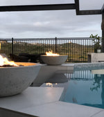 Load image into Gallery viewer, Classic Concrete Fire Bowl Round - Outdoor Fire and Patio