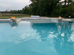 Load image into Gallery viewer, Classic Concrete Pool Fire Bowl W/ Scupper - Outdoor Fire and Patio