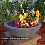 Load image into Gallery viewer, Classic Concrete Pool Fire Bowl W/ Scupper - Outdoor Fire and Patio