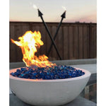 Load image into Gallery viewer, Classic Concrete Pool Fire Bowl W/ Scupper - Outdoor Fire and Patio