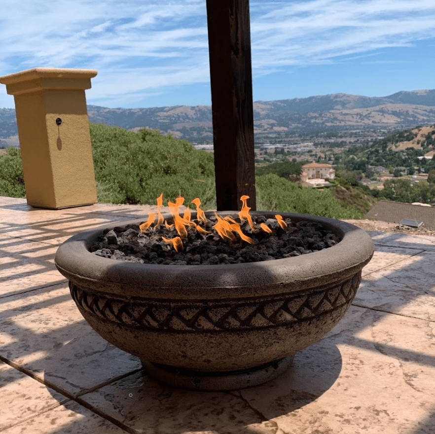 Concrete Fire Bowl | Roman - Outdoor Fire and Patio