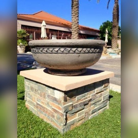 Concrete Fire Bowl | Roman - Outdoor Fire and Patio