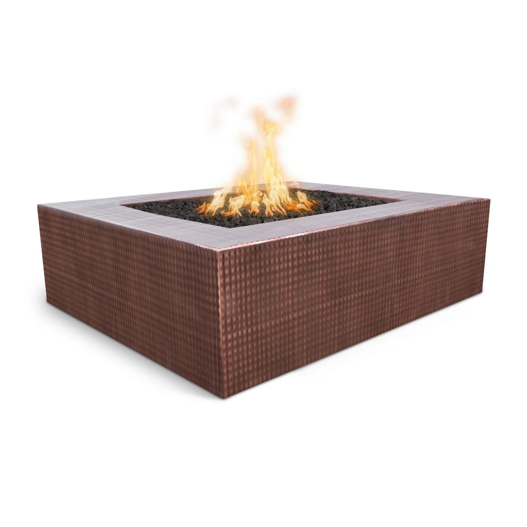 Denali Copper Fire Pit Table - Outdoor Fire and Patio