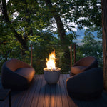 Load image into Gallery viewer, DEKKO Element 20 inch round concrete gas fire bowl