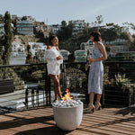 Load image into Gallery viewer, DEKKO Element 20 inch round concrete gas fire bowl