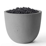 Load image into Gallery viewer, Element Round Concrete Gas Fire Bowl - Outdoor Fire &amp; Patio