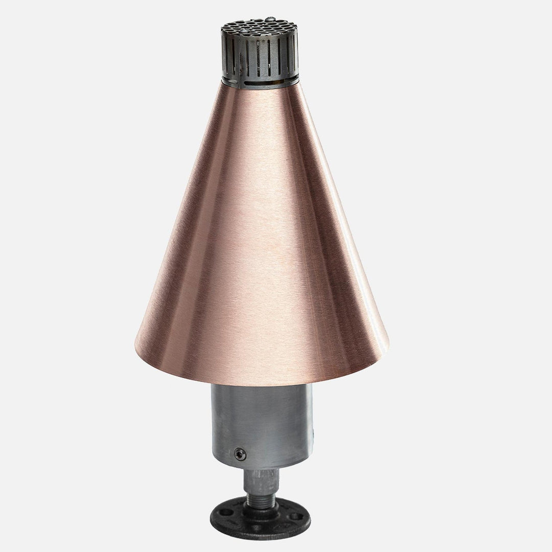 Gas Tiki Torch Automated Remote Controlled Copper Cone - Outdoor Fire and Patio
