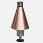 Load image into Gallery viewer, Gas Tiki Torch Automated Remote Controlled Copper Cone - Outdoor Fire and Patio