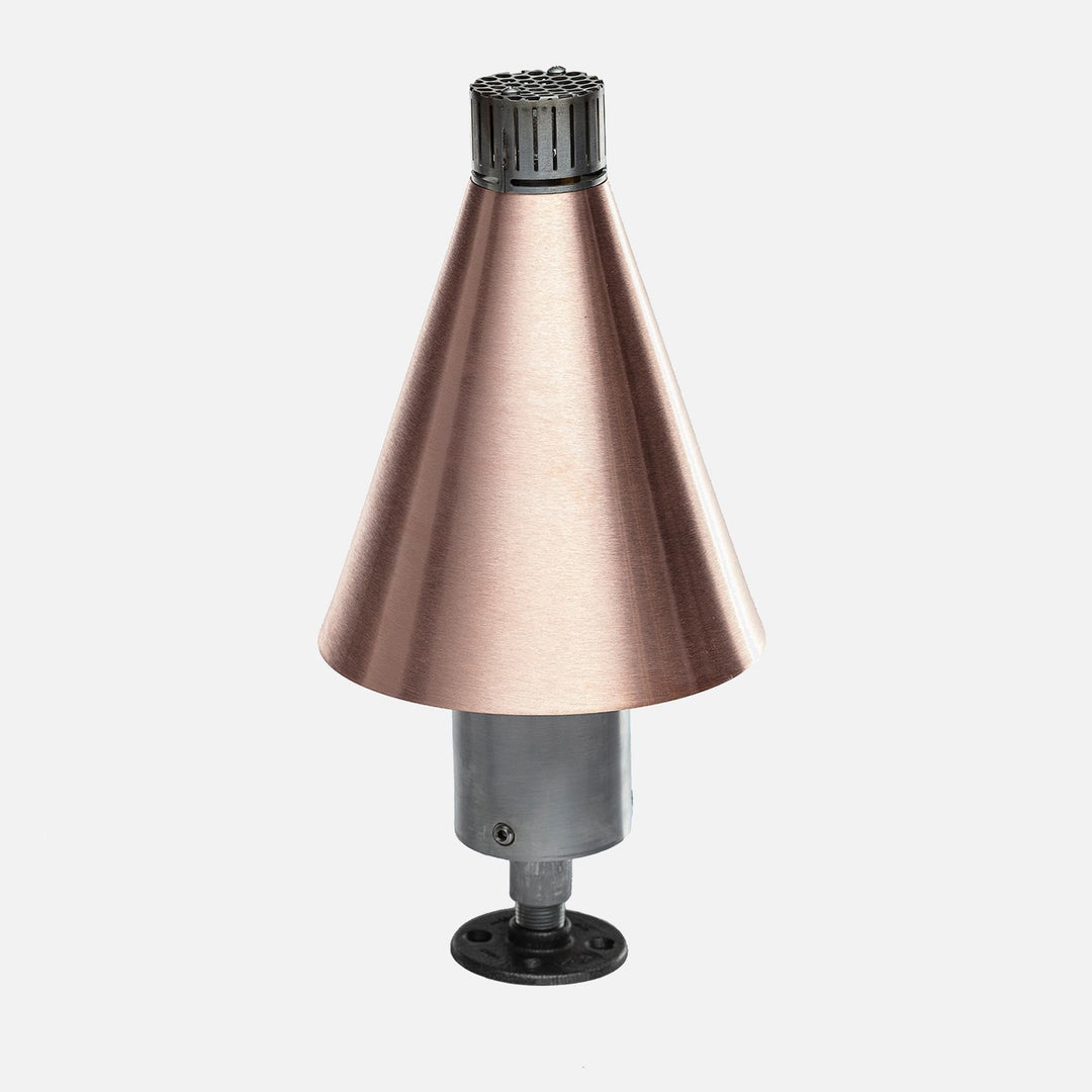 Gas Tiki Torch Automated Remote Controlled Copper Cone - Outdoor Fire and Patio