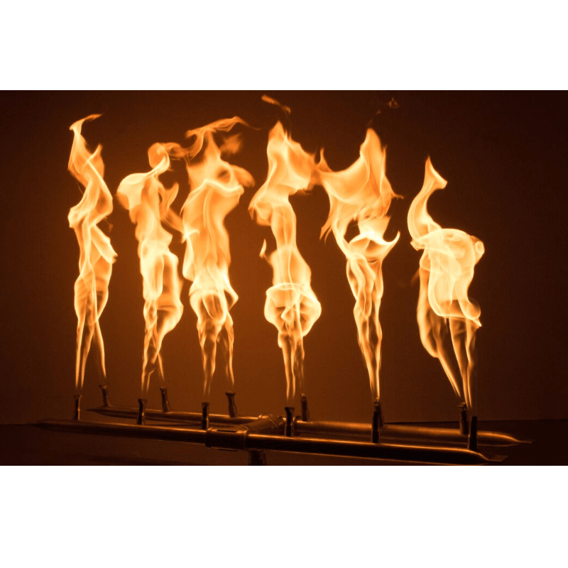 H Stainless Steel Bullet Burner | Premium Gas Fire Pit Burner - Outdoor Fire & Patio