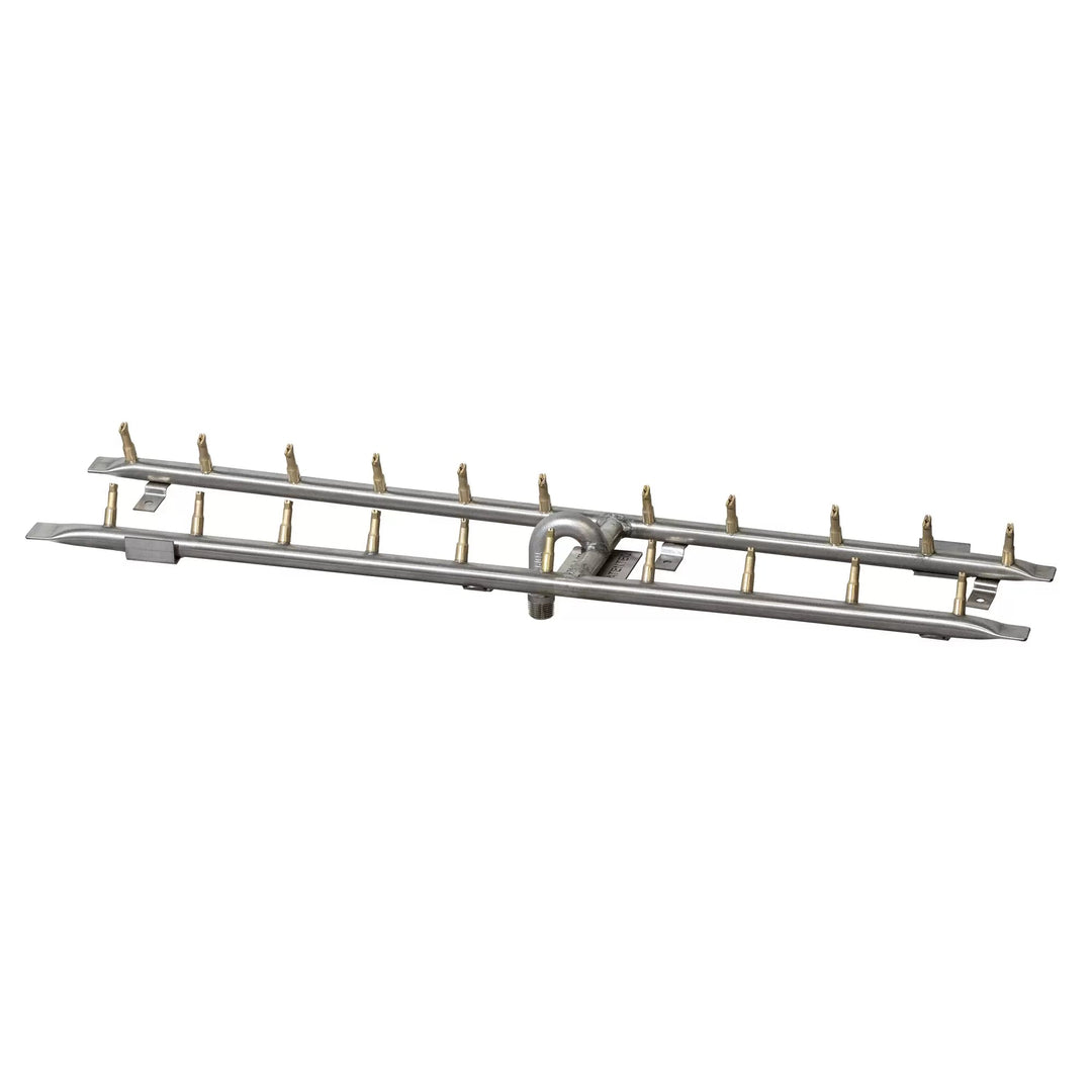 H Stainless Steel Bullet Burner | Premium Gas Fire Pit Burner - Outdoor Fire & Patio