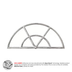 Load image into Gallery viewer, Half Moon Gas Fire Pit Burner Ring - Outdoor Fire &amp; Patio