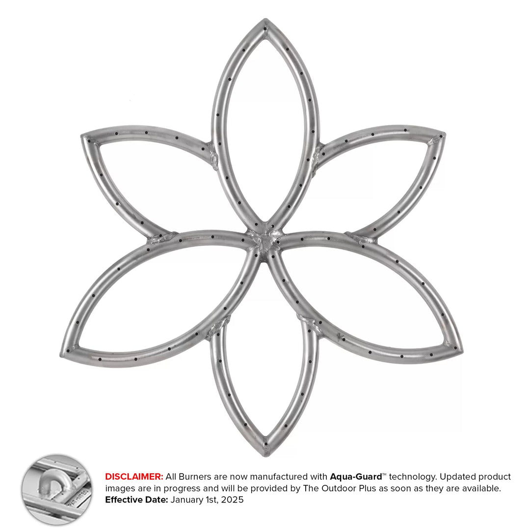 Lotus Gas Fire Pit Burner - Outdoor Fire & Patio