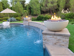 Load image into Gallery viewer, Luxe Pool Fire Bowl - Outdoor Fire and Patio