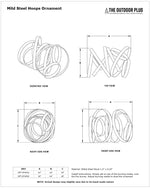 Load image into Gallery viewer, Mild Steel Hoops - Sets Over Existing Burner - Outdoor Fire and Patio