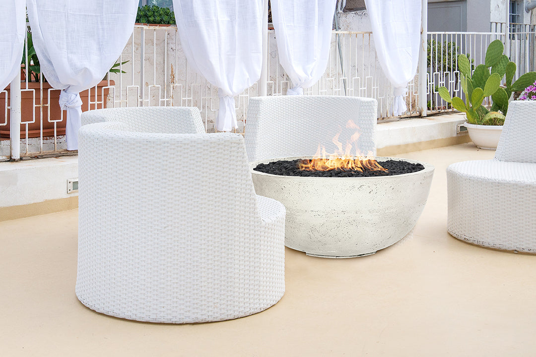 Prism Hardscapes Moderno 1 | 39" Concrete Fire Bowl