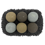 Load image into Gallery viewer, 4&quot; Natural Lite Stone Fire Balls - Set of 6