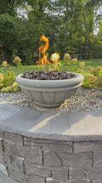 Load and play video in Gallery viewer, Concrete Fire Bowl | Tuscany