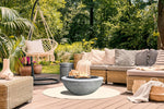 Load image into Gallery viewer, Prism Hardscapes Moderno 2 | 29" Concrete Fire Bowl - Outdoor Fire and Patio
