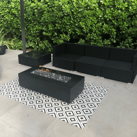 Regal Rectangular Fire Pit Table - Outdoor Fire and Patio