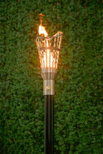 Load image into Gallery viewer, Roman Gas Tiki Torch - Outdoor Fire and Patio