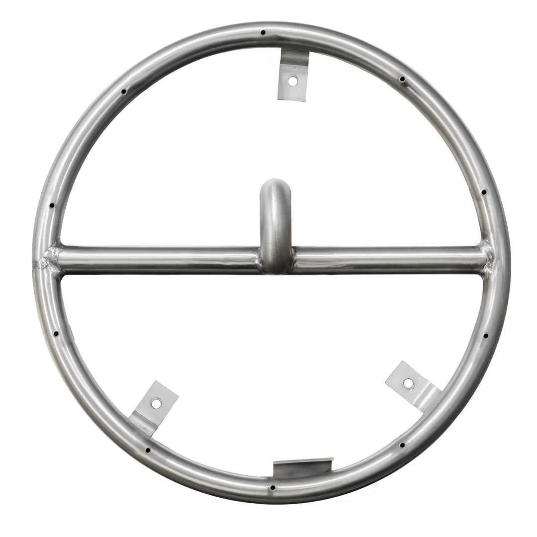 Round Gas Fire Ring Burner - Outdoor Fire & Patio