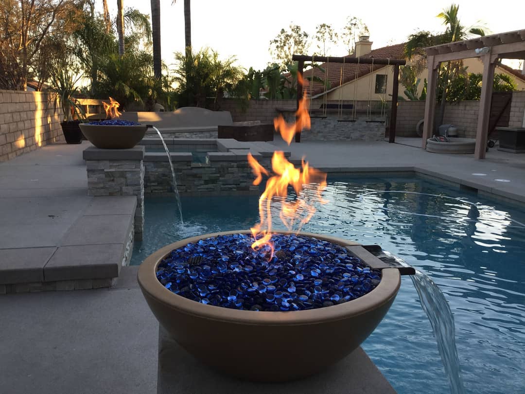 Sedona Fire and Water Bowl - Outdoor Fire and Patio