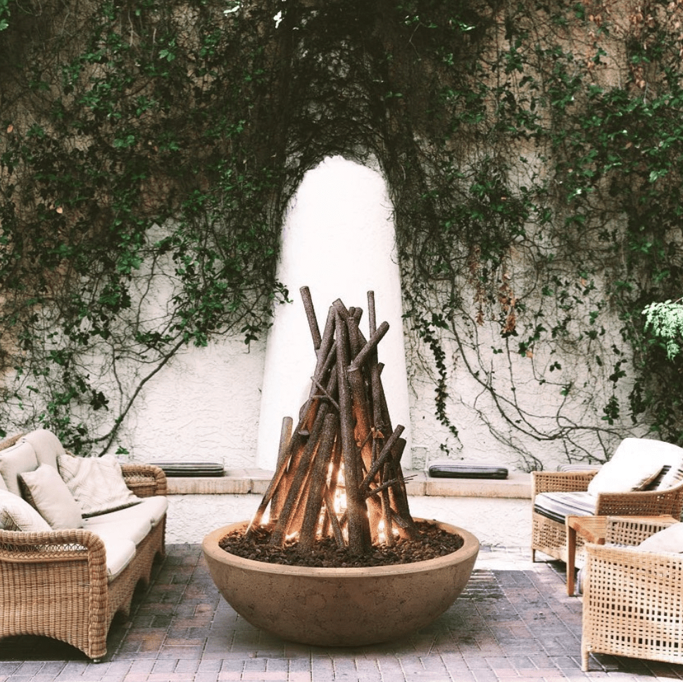 Sedona Fire Pit Table Thin Rim - Outdoor Fire and Patio