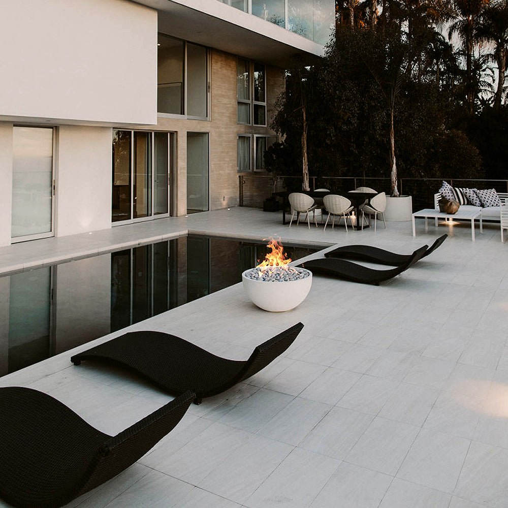 Serenade 32" Round Concrete Gas Fire Bowl