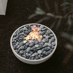 Load image into Gallery viewer, Serenade 32" Round Concrete Gas Fire Bowl