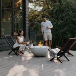 Load image into Gallery viewer, Serenade 32" Round Concrete Gas Fire Bowl