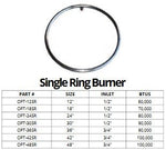 Load image into Gallery viewer, Single Ring Fire Pit Burner - Outdoor Fire and Patio