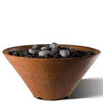 Load image into Gallery viewer, Slick Rock Concrete Fire Bowl - Ridgeline Conical - Outdoor Fire and Patio