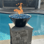Load image into Gallery viewer, Slick Rock Concrete Fire Bowl - Ridgeline Conical - Outdoor Fire and Patio