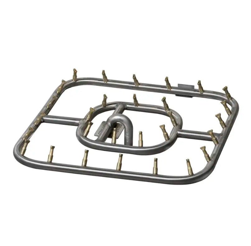 Square Stainless Steel Bullet Burner - Outdoor Fire & Patio
