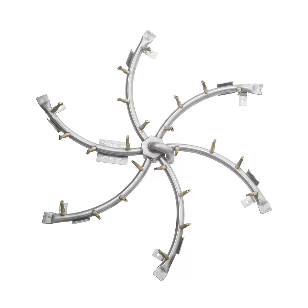 Triple 'S' Stainless Steel Bullet Burner - Outdoor Fire & Patio