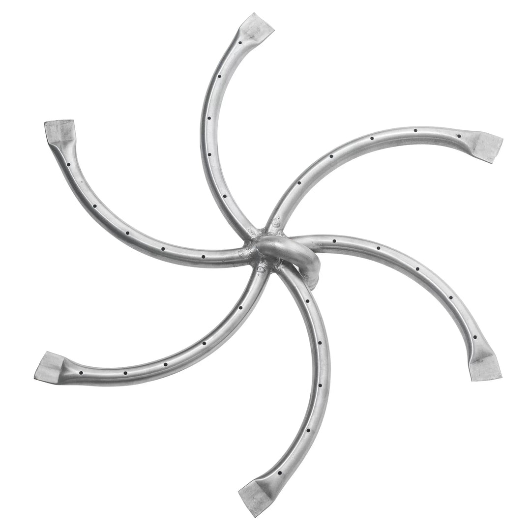Triple "S" Star Gas Fire Pit Burner - Outdoor Fire & Patio