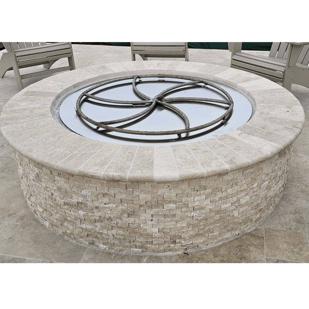Wheel Fire Pit Burner - Outdoor Fire and Patio