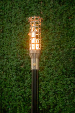 Load image into Gallery viewer, Woven Gas Tiki Torch - Outdoor Fire and Patio
