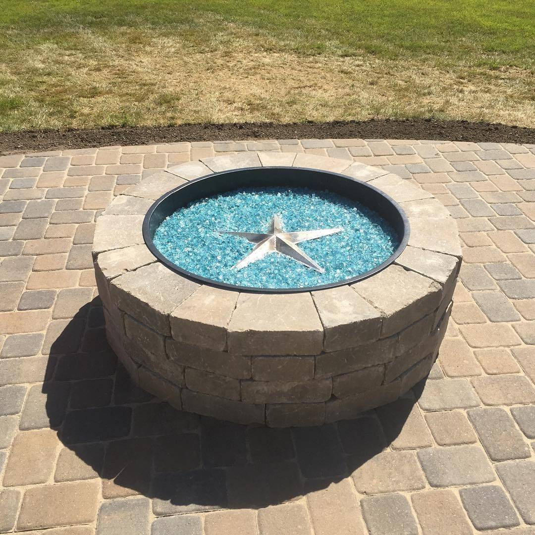 1/2" Azuria Reflective Fire Glass - Outdoor Fire and Patio