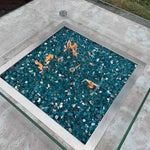 Load image into Gallery viewer, 1/2" Azuria Reflective Fire Glass - Outdoor Fire and Patio