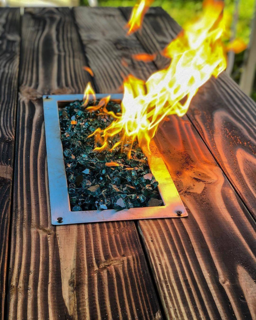 1/2" Azuria Reflective Fire Glass - Outdoor Fire and Patio