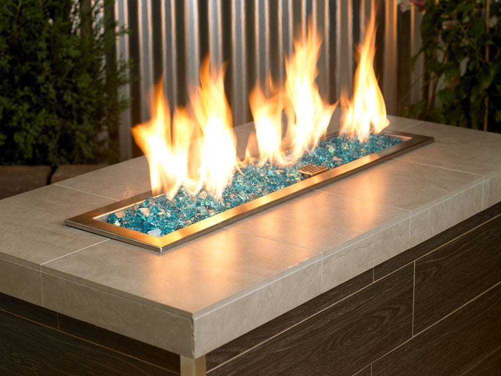 1/2" Azuria Reflective Fire Glass - Outdoor Fire and Patio