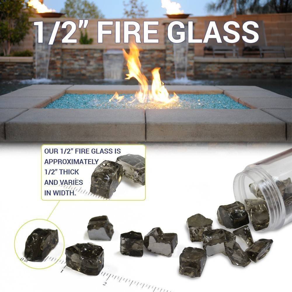 1/2" Bali Reflective Fire Glass - Outdoor Fire and Patio
