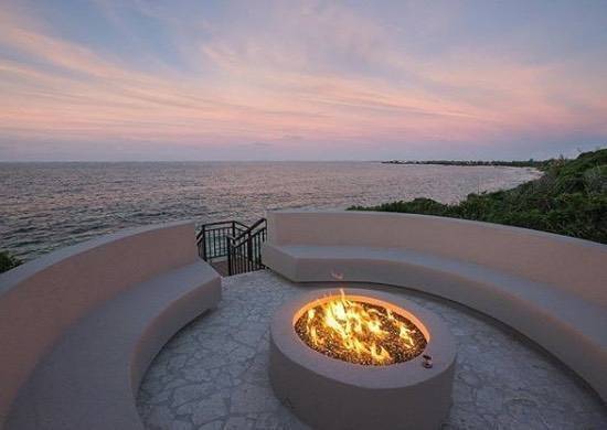 1/2" Bronze Reflective Fire Glass - Outdoor Fire and Patio